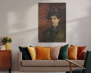 Portret van een vrouw, Vincent van Gogh