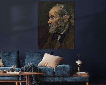 Portret van een oude man met een baard, Vincent van Gogh