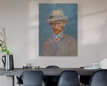 Zelfportret met Grijze Vilten Hoed, Vincent van Gogh