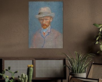 Zelfportret met Grijze Vilten Hoed, Vincent van Gogh