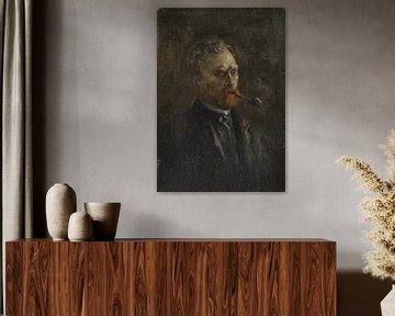 Selbstbildnis mit Pfeife, Vincent van Gogh