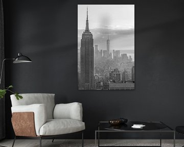 New York City View Black&White I by Harm Roseboom