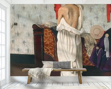 Interior, Nude Seen from Behind, Félix Vallotton