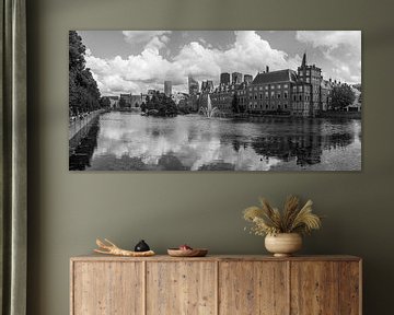 Binnenhof Den Haag mit holländischem Himmel von Arthur Scheltes