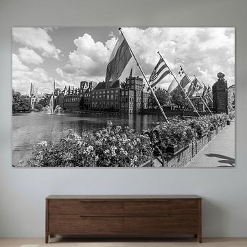 Provinzflaggen Binnenhof Den Haag Hofvijver