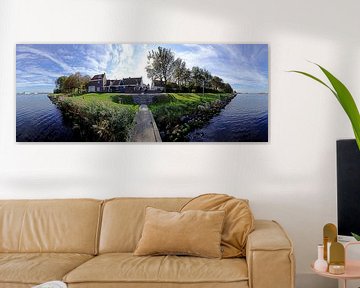 Panoramic view of the village of Oud-Velsen by Eric Oudendijk