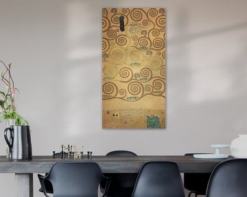 Werktekening voor de Stoclet-fries, deel 5, Gustav Klimt