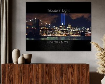 Tribute in Light New York City 9/11 van Tammo Strijker