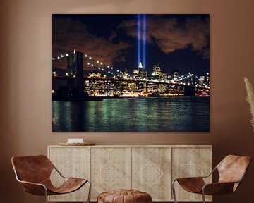 New York sky line on 9/11 911 by Tammo Strijker