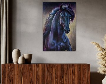 Black horse