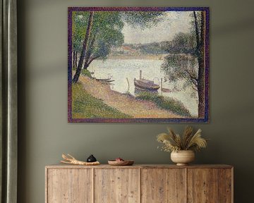 Grauw weer, Grande Jatte van Georges Seurat