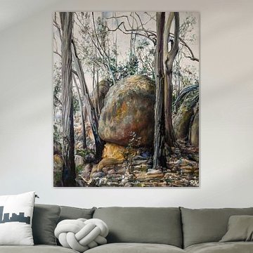 Australische Landschap beechworth