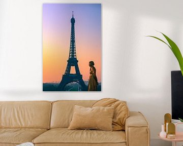 Sonnenaufgang in Paris von Henk Meijer Photography