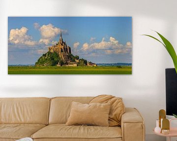 Panorama Mont Saint-Michel, Normandie, France