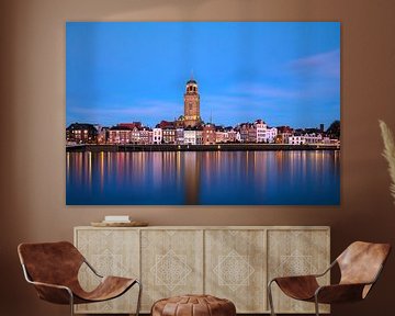 Deventer in the evening by Truus Nijland