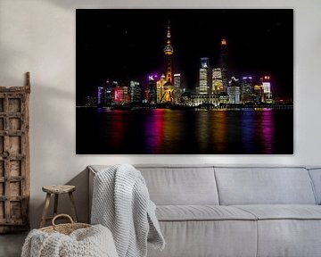 Shanghai Skyline by Richard Seijger