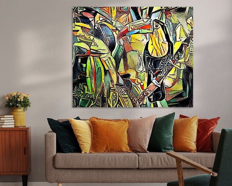Example of the artwork in a room
