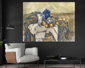 Stillleben mit blauem Topf, Paul Cézanne