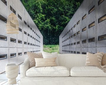 Doorkijk in het Waterloopbos van Tonny Janssen