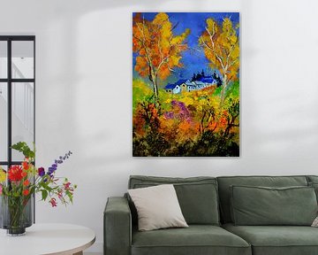 Vlammende herfst van pol ledent