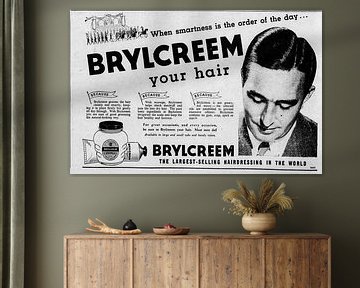 Brylcreem advertentie 1954 van Atelier Liesjes