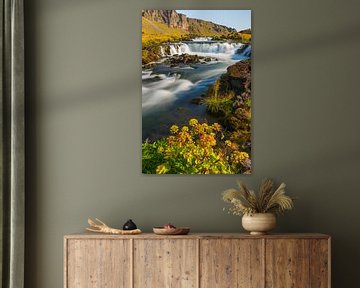 Waterfalls near Kirkjubaejarklaustur, Iceland by Henk Meijer Photography