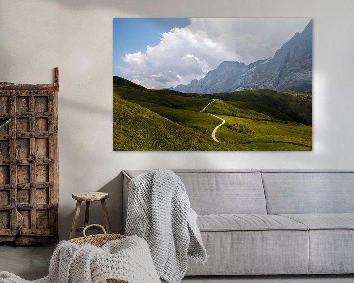Beispiel: Die Straße nach Grote Scheidegg in den Schweizer Alpen von Maurice Haak