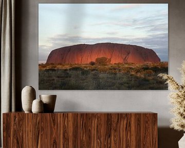 Sunset at Uluru (Ayers Rock) by Simone Meijer