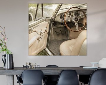Interieur van een Maserati A6G 2000 Italiaanse coupe GT-auto van Sjoerd van der Wal