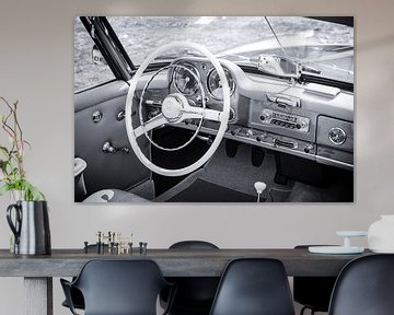 Mercedes-Benz 300SL Roadster intérieur sur Sjoerd van der Wal Photographie