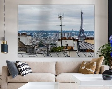 Eiffeltoren en de rest van Parijs van Emil Golshani