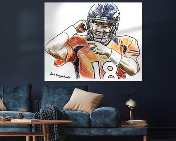 American Football, Denver Broncos van Atelier Liesjes