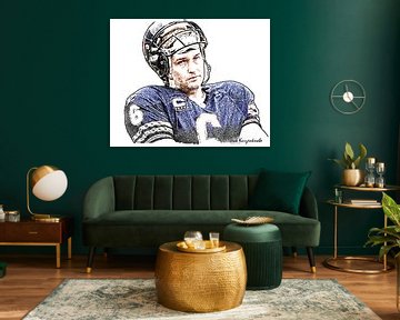 American Football - Denver Broncos von Atelier Liesjes