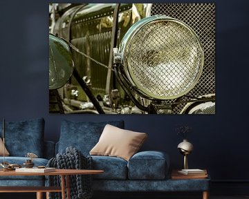 Vintage 1928 Bentley 4 1/2 liter Engelse klassieke koplamp van Sjoerd van der Wal
