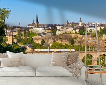 Skyline Luxembourg City by Werner Dieterich
