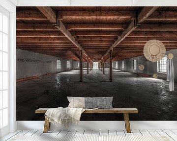 Symmetry in the abandoned Ringersfabriek in Alkmaar