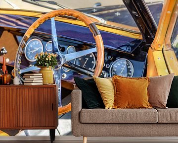 Bugatti Type 57 Berline jaren '30 Berline klassieke auto interieur van Sjoerd van der Wal Fotografie