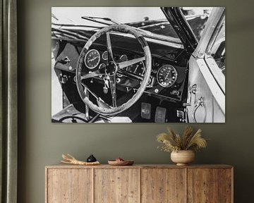 Bugatti Type 57 Berline klassieke auto interieur van Sjoerd van der Wal