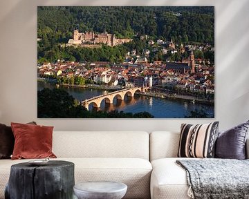 Castle, Neckar, Old Town, Heidelberg by Torsten Krüger