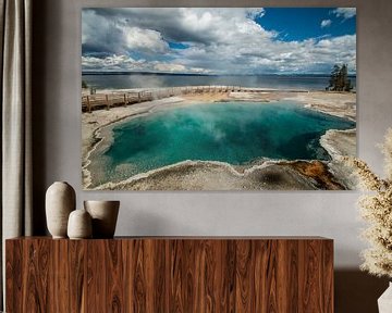 Daumengeysir, Yellowstone Nationalpark, USA von Gert Hilbink