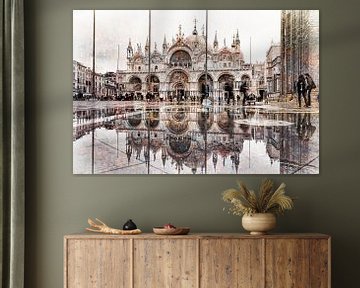 San Marco Quadratische Reflexion von Awesome Wonder