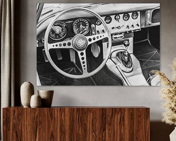 Jaguar E-Type dashboard van Sjoerd van der Wal