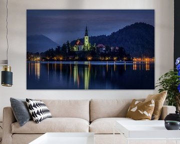 Insel Bled (Blejski otok) von Mart Houtman