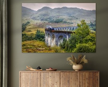 Jacobite (Harry Potter) train in Glenfinnan, Scotland