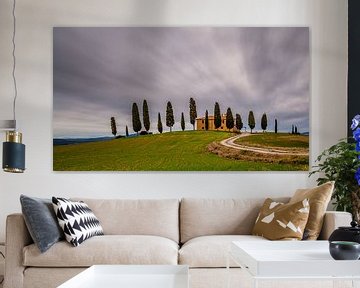 Agriturismo I Cipressini - Toscane - Long Exposure van Teun Ruijters