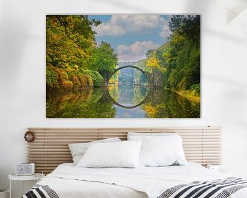 Rakotzbrücke van Truus Nijland