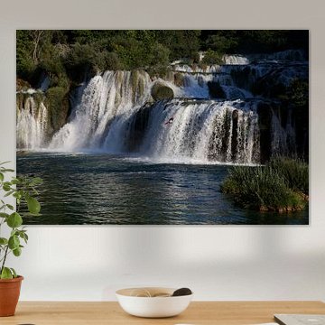 Dive from a waterfall 2