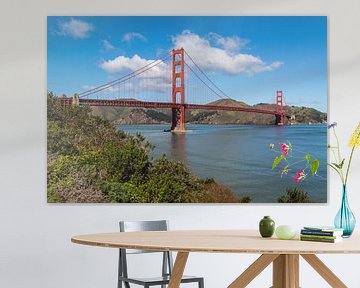 Golden Gate Bridge in volle Glorie van Peter Leenen