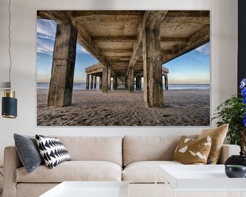 Under the Pier of Blankenberge by Mike Maes