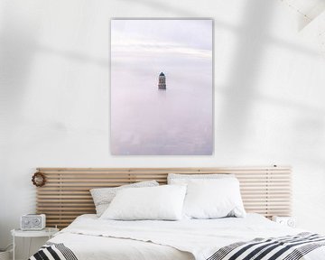 Zwolle im Nebel von Thomas Bartelds